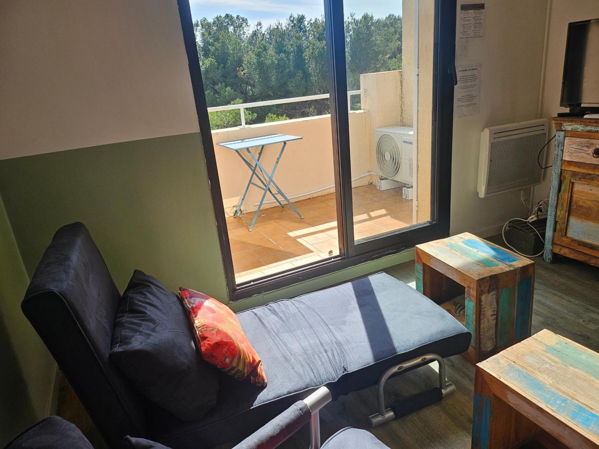 Domaine De La Coudouliere, T2 Climatise Terrasse Vue Mer Sans Vis A Vis Plage A 100M Six-Fours-les-Plages Room photo