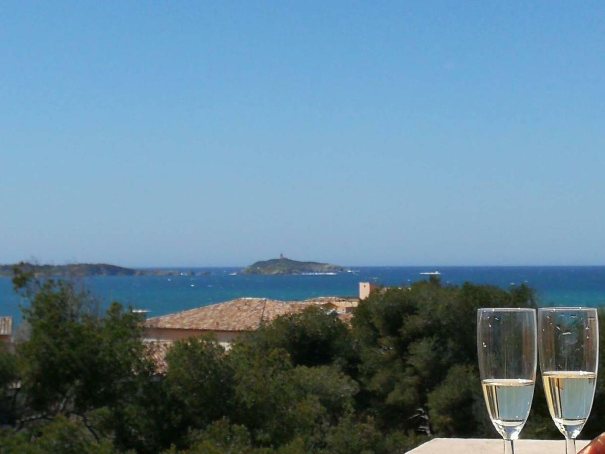 Domaine De La Coudouliere, T2 Climatise Terrasse Vue Mer Sans Vis A Vis Plage A 100M Six-Fours-les-Plages Exterior photo
